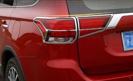 High quality ABS chrome Car taillight decoration cover,protection frame,taillight decorative trim for Outlander 2019