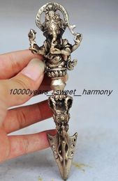 VINTAGE COLLECTION OLD TIBET SILVER BUDDHIST SPIRITUAL EXORCISM TOOLS