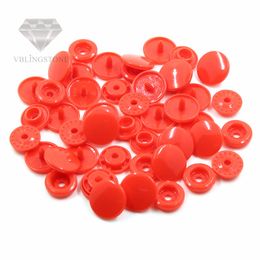 20 Sets KAM T5 Round Plastic Snaps For Clothing Accessories Baby Snap Buttons Diy Press Stud Fasteners Poppers 12.2M