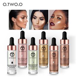 Drop ship O.TWO.O Liquid Highlighter Make Up Highlighter Cream Concealer Shimmer Face Glow Ultra-concentrated illuminating bronzing drops