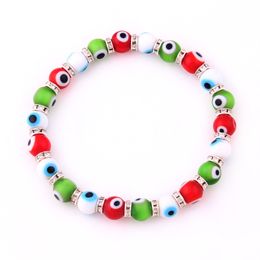 Lucky Evil Eye Beaded Bracelet Turkish style Charm Men and Women's Jewellery