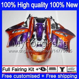 Body For KAWASAKI ZZR 1100 CC ZX-11R 1990 1991 1992 205MY.23 ZX 11R ZZR1100 ZX11 R ZZR-1100 ZX-11 R ZX11R 90 91 92 Orange purple Fairing