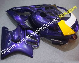 Motorbike ABS Body Parts For Honda CBR600 F3 1997 1998 CBR 600 CBRF 97 98 Purple Yellow Motorcycle Fairing Set (Injection molding)