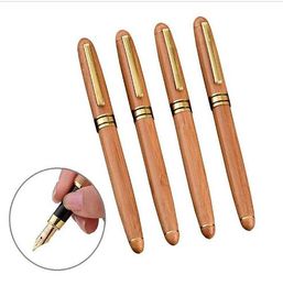 Bamboo Pen Wooden Recycled Eco Pen Wood Pen Roller Pens School Office Suppliers Gift GD35