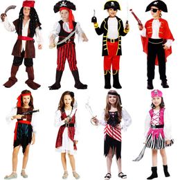 Ragazzi Pirata Ragazzo Costume Buccaneer Sailor Jack Barbanera Costume Vestito