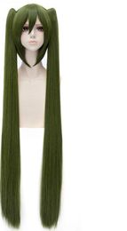 Vocaloid Senbonzakura Cosplay Wig Hatsune Miku Green Wig + 2 Ponytails