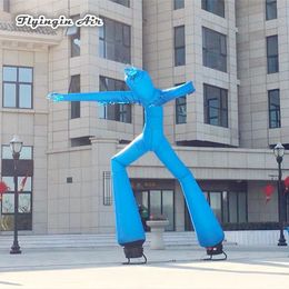 Customised Advertising Inflatable Sky Dancer 6m Height Multicolor Air Tube Dancing Man Blow Up Bouncer For Outdoor Event