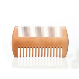 Fine & Coarse Tooth Dual Sided Wood Combs Wooden Hair Scorpion Comb Double Sides Beard Comb for Men F3150