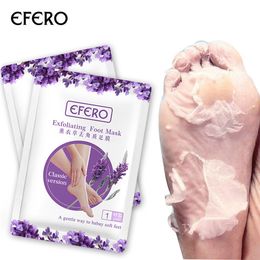Exfoliating Foot Treatment Foot Mask Skin Care Foot Peeling Dead Skin Lavender Feet Masks Pedicure Socks Foot Cream for Heels