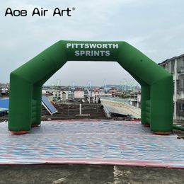 Free logo/text angle archway inflatable start line arches balloon 4 legs free standing event entry on discount