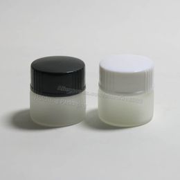 500 x 5G Empty Frost Glass Sample Cream Containers 5cc Cream Glass Bottle 5ml Mini Sample Cream Container