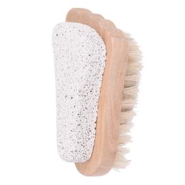 2 in 1 Foot Exfoliating SPA Brush Pumice Stone and Soft Bristle Foot Scrub Foot Cleaning Brush