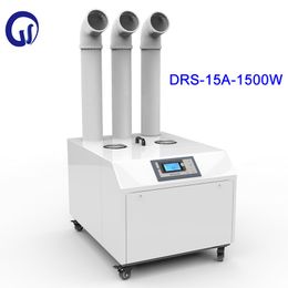 DRS 15A Industrial Ultrasonic Air Humidifier for Factory Workshop 15KG H Smart Control with Humidity Sensor Trible Mist Outlet DRS 15A Industrial Ultrasonic Air Humidifier for Factory Workshop 15KG H Smart Control with Humidity Sensor Trible Mist Outlet