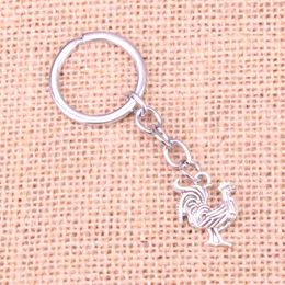 22*18mm cock rooster KeyChain, New Fashion Handmade Metal Keychain Party Gift Dropship Jewellery