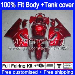 Injection OEM For KAWASAKI ZX 1200 12R 1200CC ZX-12R 2000 2001 222MY.10 Metal red ZX 12 R ZX1200 C 00 01 ZX12R 00 01 100%Fit Fairing