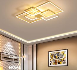 Modern LED Ceiling lights for living room Bedroom Luminaire plafonnier Gold finished Avize lustre ceiling lamp for home bedroom MYY