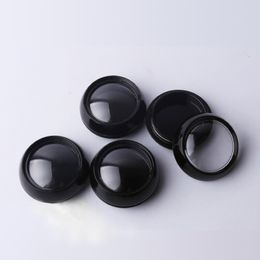 3g 5g Black Plastic Mini Travel Cosmetic Jars Refillable Makeup Cream Eyeshadow Lip Balm Nail Art Sample Storage Container Bottle Pot