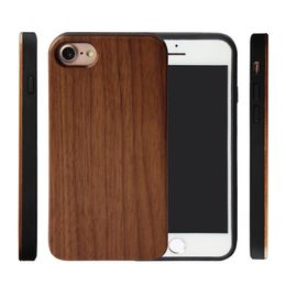 For Wood Iphone Case iphone 8/7PLUS/X/XR/Xsmax Genuine Wooden Bamboo Phone Cover For Samsung Galaxy Note9/S9/S8PLUS Low Price