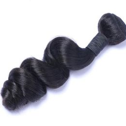 Elibess Brand Indian loose wave Virgin Hair 4 Bundles Human Hair weft Peruvian Malaysian Indian Virgin Hair weave, Free DHL