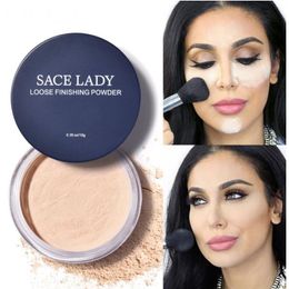 DROP ship 3 Colours Face Loose Powder 10g Matte Finish Transparent Setting Powder Professional Translucent Makeup Oil-control foundation