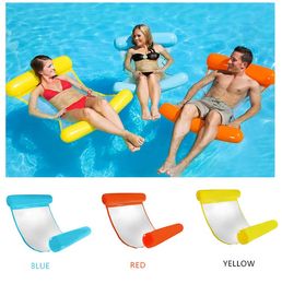Hot sale 10Pcs Outdoor air mattress portable water Floating inflatable sofa recliner mattress inflatable pool bed
