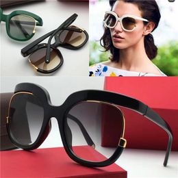 Luxury-Popular new sunglasses863 women design big glasses specially designed round frame high popularity noble and elegant style top quality