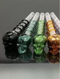 new Plate and glass skull pot Glass bongs Oil Burner Glass Water Pipes Oil Rigs Smoking Free shopping