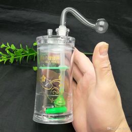 -narghilè acrilico singolo bong di vetro all'ingrosso del bruciatore a nafta Pipe bicchiere d'acqua tubo di olio rig fumatori spedizione gratuita