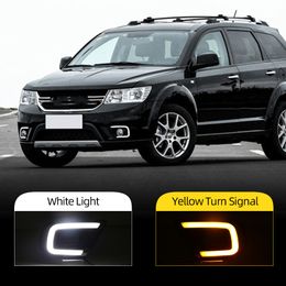 1 Set DRL LED Daytime Running Light Turn Lamp Waterproof Decoration Accessories For Dodge Journey 2014 2015 2016