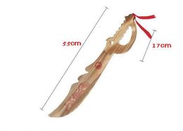 Free shipping Bamboo toy The sword is not edged Wooden Dragon Slayer Weapon toy Sword