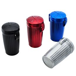 Colourful Trash Pocket Ashtray Round Cigarette Smoking Ash Tray Accessories 4 Colours Holder Case Tool For Home Office Use gift