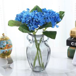 Artificial Mini PU Hydrangea Flower Real Touch artificial flowers For Home Party Hotel Wedding Table Centrepieces