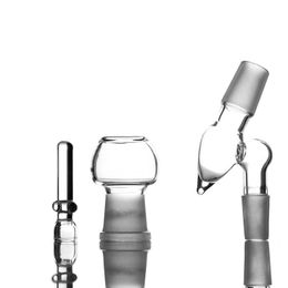 Point converter 14.5 & 18.8 two size glass male adapter dome/nail set for water pipes oil rig smoking