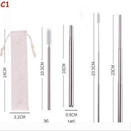 Stainless Steel Colourful Travel Drinking Straw Reusable Drinking Straw High Quality 304 Stainless Steel Metal Straw For Mugs