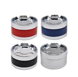 New stainless steel portable ashtray can rotate portable ashtray