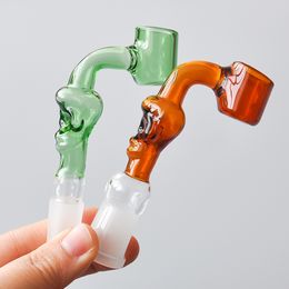 2mm Glass Banger with 14mm 18mm male female joint glass carb cap smoking accessories for dab rigs