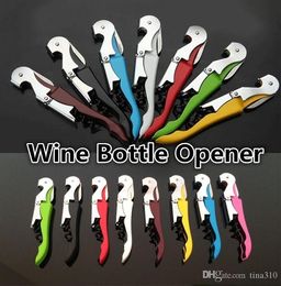 High Quality bottle opener Portable Corkscrew Opener Stainless Steel Bottle Opener Corkscrew wine Openers Tool 0195