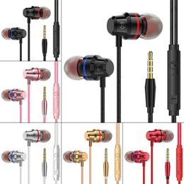 Stereo Earphone Headphones With Microphone Volume Control Earbuds Bass Headset for Phones Samsung Xiaomi ear phone