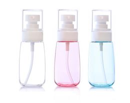 30ml Super fine Mist Spray Bottle Mini Small Empty Plastic Perfume Transparent Atomizer Spray Bottles Cosmetic Sample Container SN198