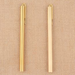 High quality Pure brass signature pen Copper Natural pen Ballpoint Pens For Office Student Collect Wedding gift