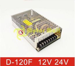 Freeshipping D-120F 120W Double output voltage 12 V / 5 A, 24 V / 2.5 A Switching Power Supply CE and ROHS approved