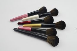 Professional makeup brushes for loose powder blush cosmetics make-up tools & accessories soft nylon hair wood handle 5 Colours DHL Free