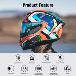 Newest dconn T-Max M Wireless Motorcycle helmet bluetooth Headphone Headset with Microphone for Phone Call1223A