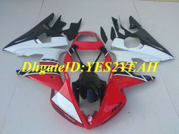 Motorcycle Fairing kit for YAMAHA YZFR6 03 04 05 YZF R6 2003 2004 2005 YZF600 ABS Red white black Fairings set+Gifts YN37