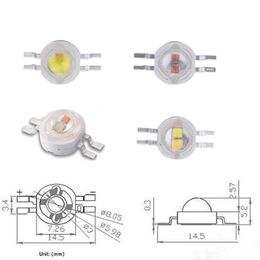 Freeshipping 50pcs/pack 2*3W Yellow White High Power Led Chip With 20mm Star PCB