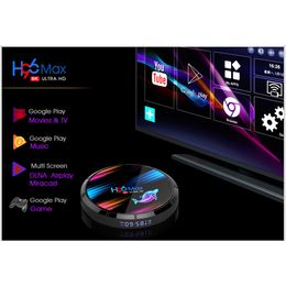 used tvs wholesale Canada - H96 MAX X3 Amlogic S905X3 Android 9.0 TV Box 4GB 32GB 2.4G 5G Dual Wifi BT4 8k 1000M
