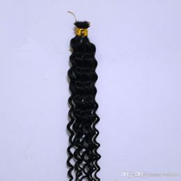elibess grade 8ano chemical deep wave virgin hair natural color nano ring hair extension for women 1g s100s lot free dhl