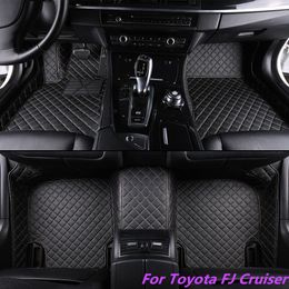 For Toyota Prius 2010 2018 Leather Car Floor Mats Waterproof Mat