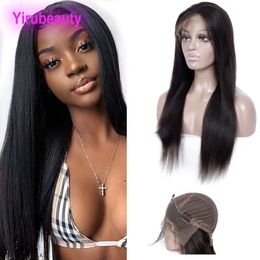 Brazilian Virgin Hair 13X4 Lace Front Wigs Silky Straight Remy 10-32inch Free Part 13*4 Hair Wigs Natural Color