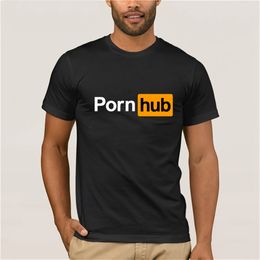 2018 رجال PornHub Porn HUB الطباعة مضحك تي شيرت الصيف عارضة س ...
